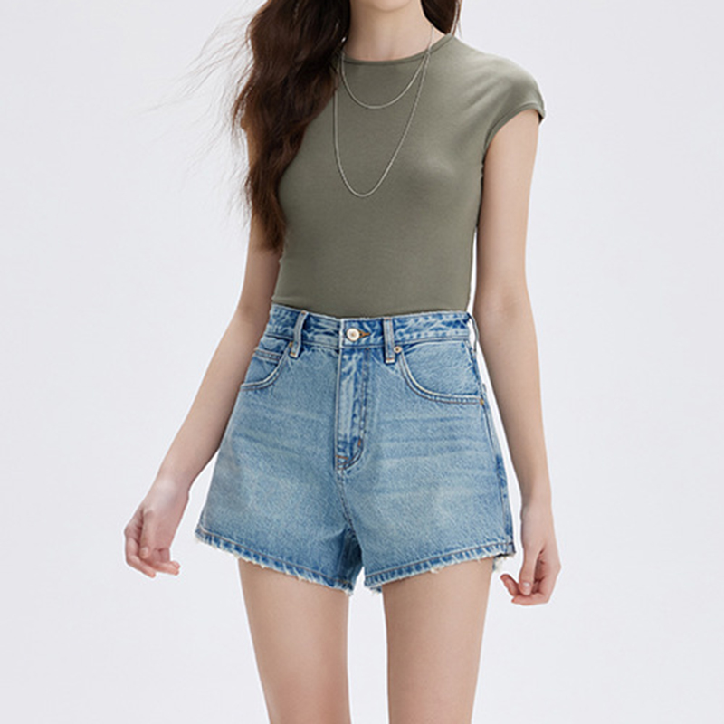 women denim shorts