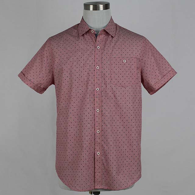 Men Wholesale Custom Print Summer Vacation Short Sleeve Fashion Shirt