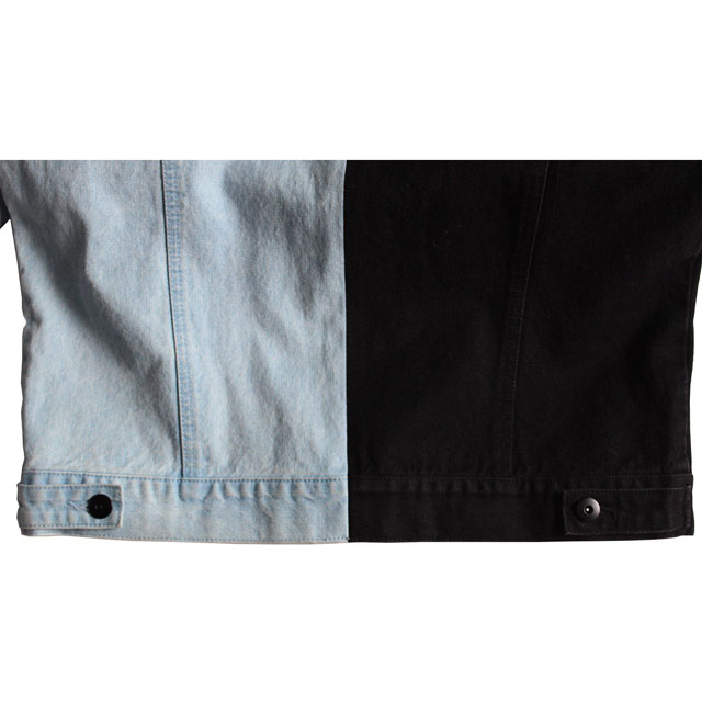Men's Contrast Color Spring/Autumn Denim Cotton Hybrid Trucker Jacket
