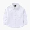 Children Solid Uniform Cotton Oxford Versatile Formal Long Sleeve Shirt