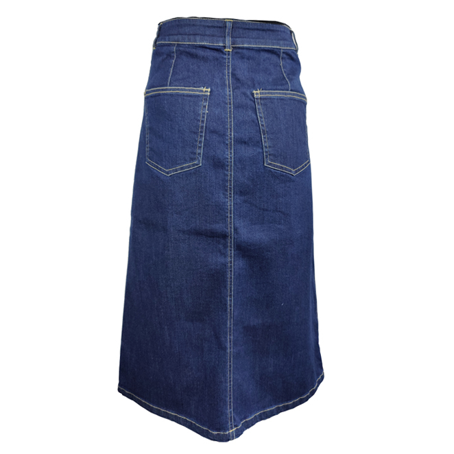 Fashion denim lady skirt women plus size skirt long straight