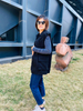 Black Womens Outwear Plus Size Fashion Ladies Sleevless Windbreaker Coats and Jacket Vest