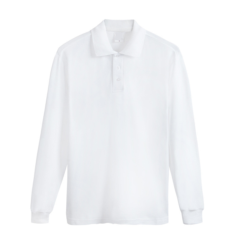 Men Wholesale Custom Casual Clothing Cotton Knit Long Sleeve Work Polo Shirt