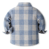 Baby Apparel Spring/Autumn Flannel Plaid Button Down Long Sleeve Casual Shirt