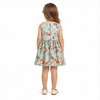 Girls Fashion Princess Print Skirt Kids Summer Scoop Neck Sleeveless Party Dress