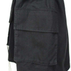 Women's Cotton Waist Drawstring Sleeveless Utility Vest Button Jacket