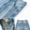 Women's High Rise Wide Leg Light Wash Flare Denim Jeans