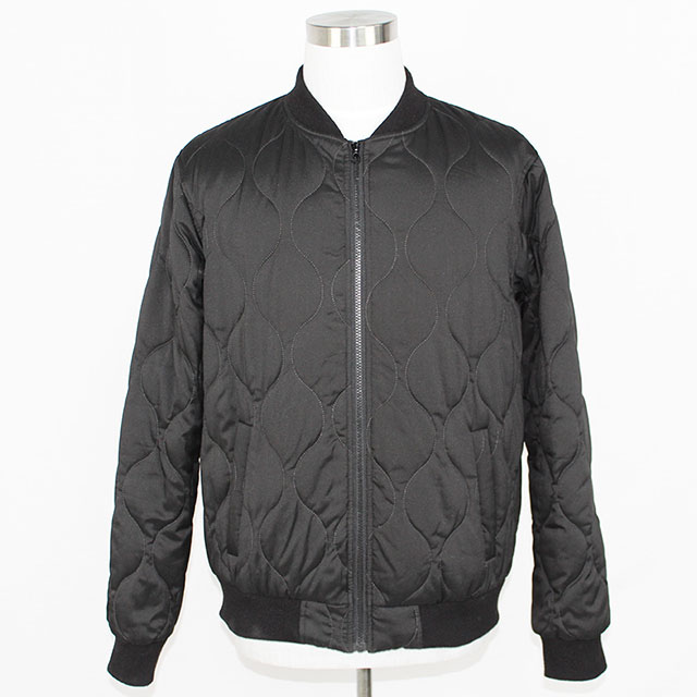 Men's Winter Fashion Versatile Quilted Padded Bomber Jacket