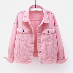 Women's Fashion Casual Outdoor Long Sleeve Coat Denim Jean Jacket
