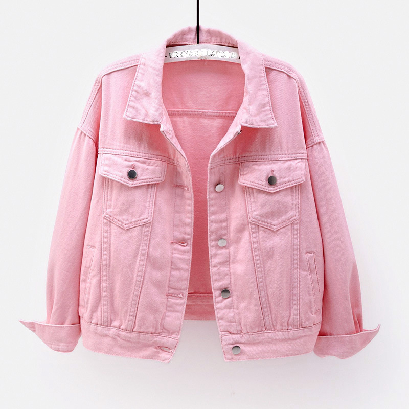 Women's Fashion Casual Outdoor Long Sleeve Coat Denim Jean Jacket