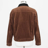 Men's Casual Corduroy Winter Trucker Jacket with Sherpa Lining