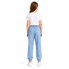 Custom Girls Lightweight Breathable Denim Elastic Waist Jogger Jeans