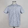 Men Summer Paisley Print Short Sleeve Casual Cotton Shirt