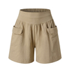Women Loose Fit Wide-Leg High Waisted Summer Casual Shorts