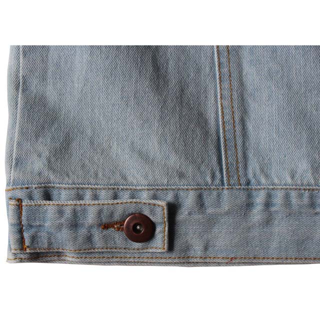 Men's Contrast Color Spring/Autumn Denim Cotton Hybrid Trucker Jacket