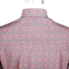 Men's Custom Geometric Print Poly Spandex Long Sleeve Dress Shirt